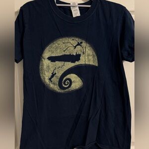 Md Blue Nightmare Before Christmas/Back to the Future Shirt